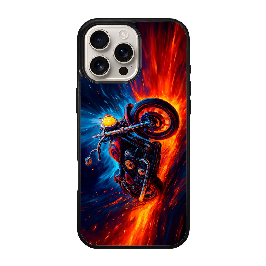 Ride Through Fire and Ice iPhone 16 Pro / 16 Pro Max Case