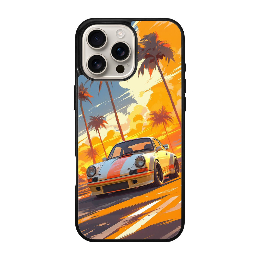 Turbo Dreams in Neon Palms iPhone 16 Pro / 16 Pro Max Case