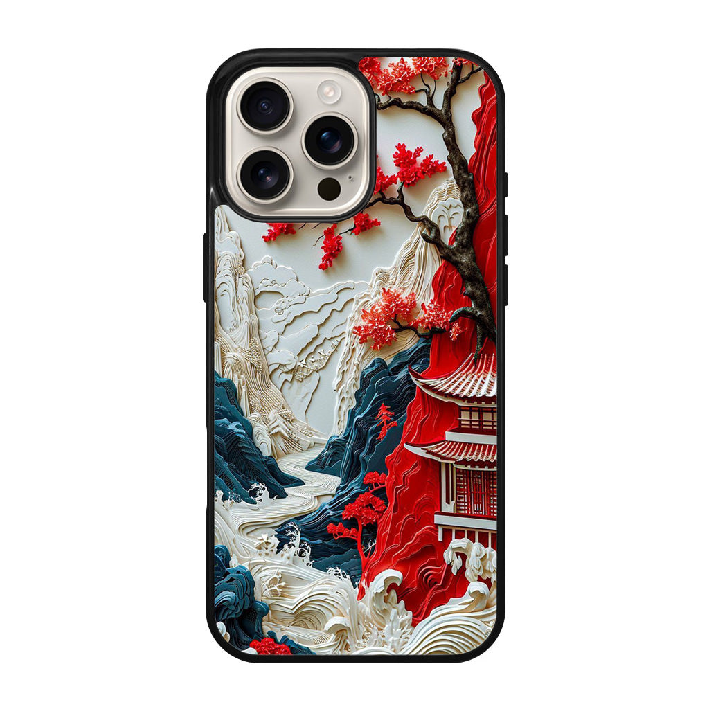 Whispers of the Crimson Zen iPhone 16 Pro / 16 Pro Max Case