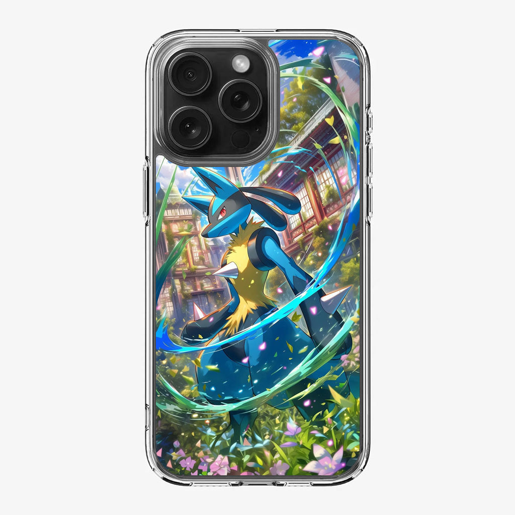 Lucario Precognitive Aura iPhone 16 Pro / 16 Pro Max Case
