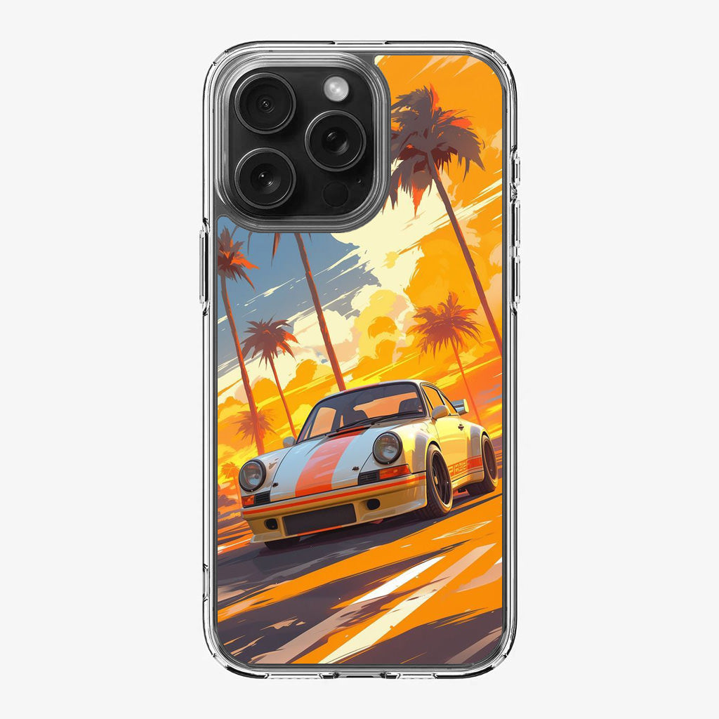 Turbo Dreams in Neon Palms iPhone 16 Pro / 16 Pro Max Case