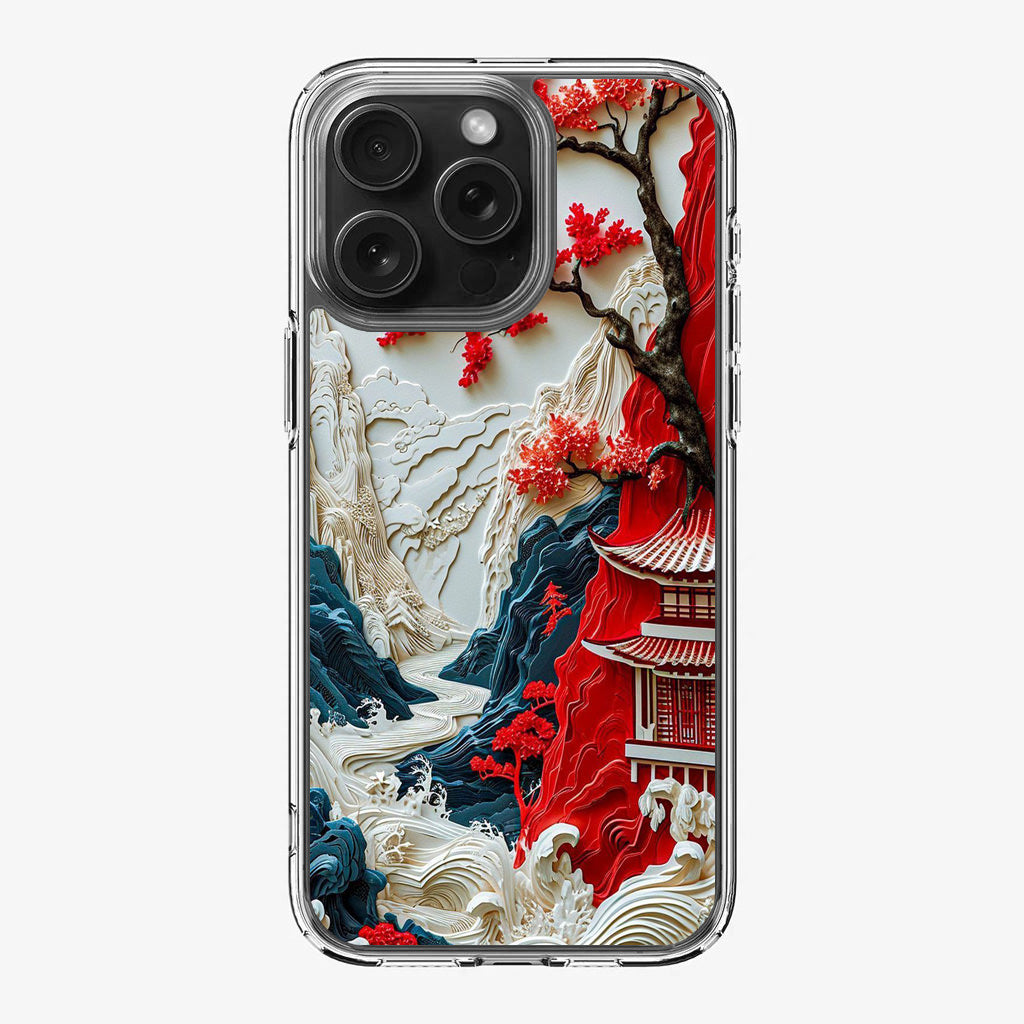 Whispers of the Crimson Zen iPhone 16 Pro / 16 Pro Max Case