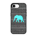 Aztec Elephant Turquoise iPhone 16e Case