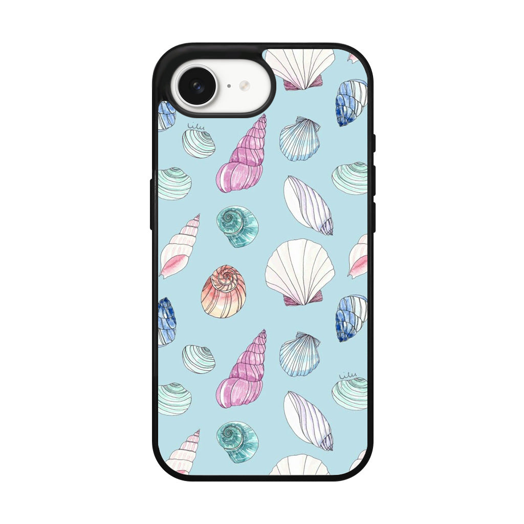 Beach Shells Pattern iPhone 16e Case