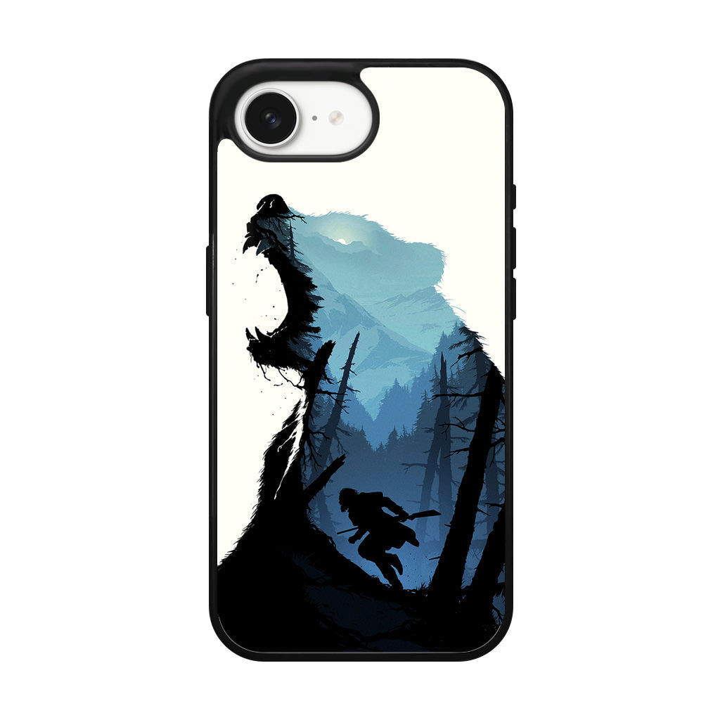 Bear Hunter Art iPhone 16e Case