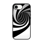 Black and White Twist iPhone 16e Case
