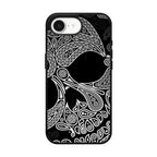 Black Skull iPhone 16e Case