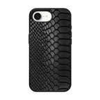Black Snake Skin Texture iPhone 16e Case