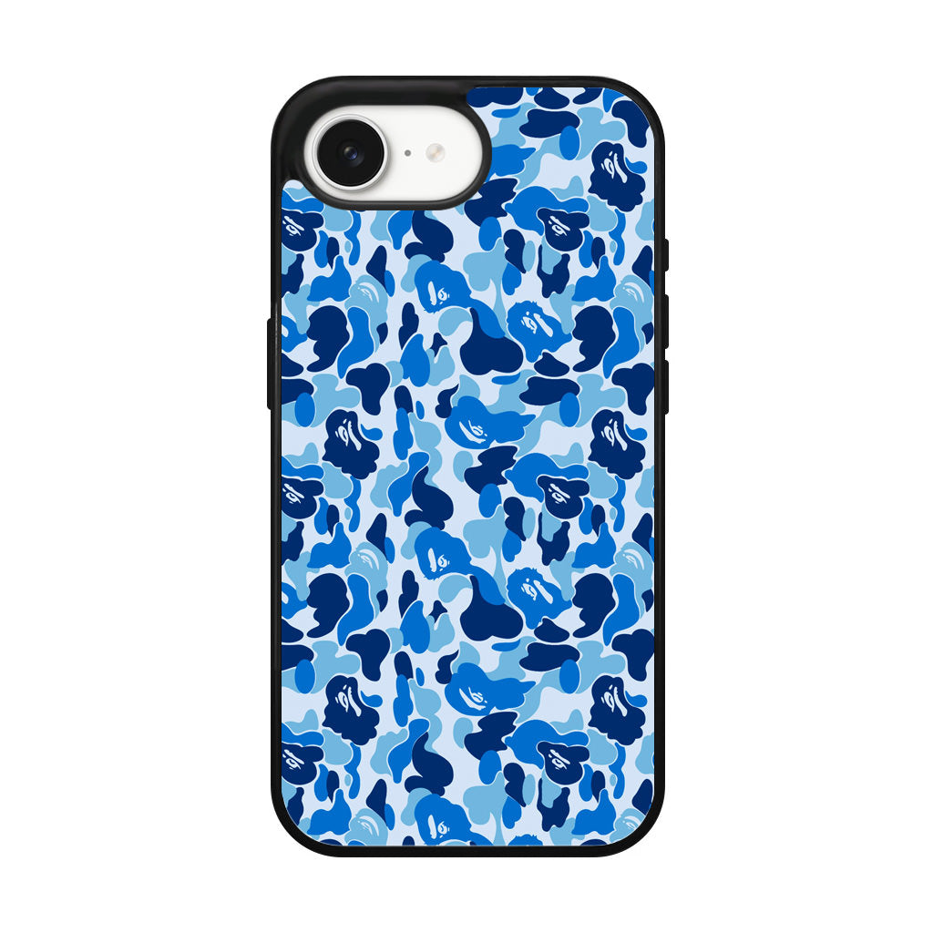 Blue Camo iPhone 16e Case