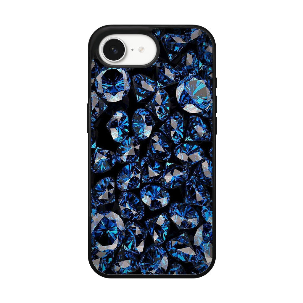 Blue Diamonds Pattern iPhone 16e Case