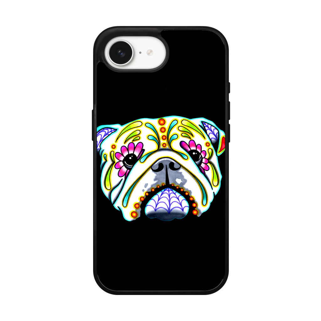 Colorful Bulldog Art iPhone 16e Case