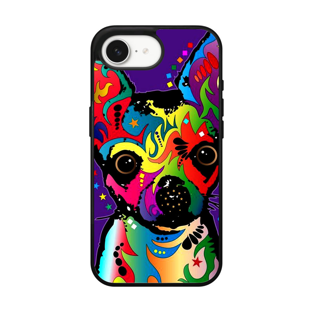 Colorful Chihuahua iPhone 16e Case
