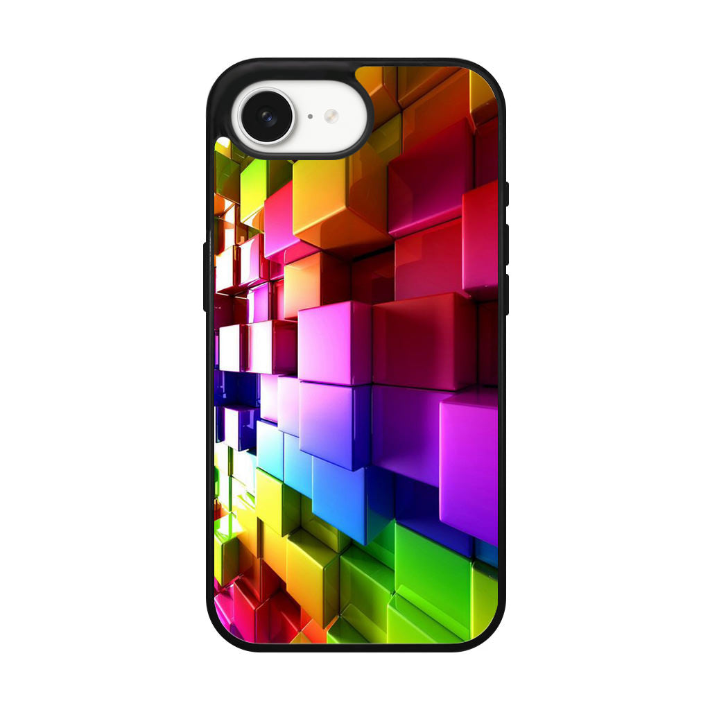 Colorful Cubes iPhone 16e Case