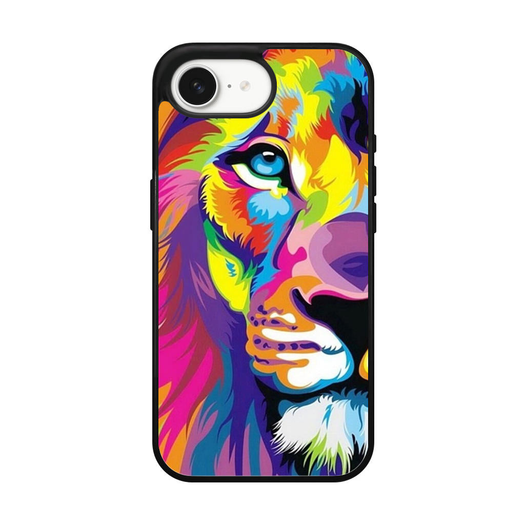 Colorful Lion iPhone 16e Case