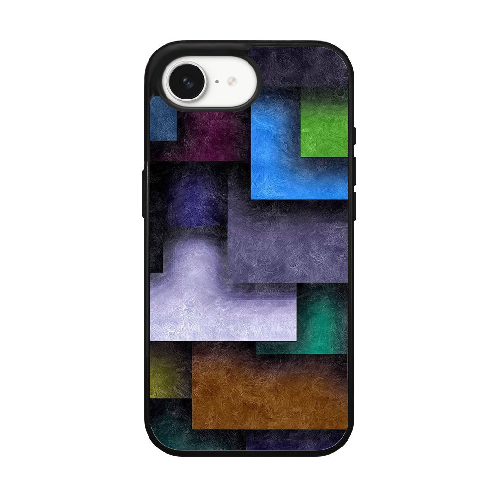 Colorful Rectangel Art iPhone 16e Case