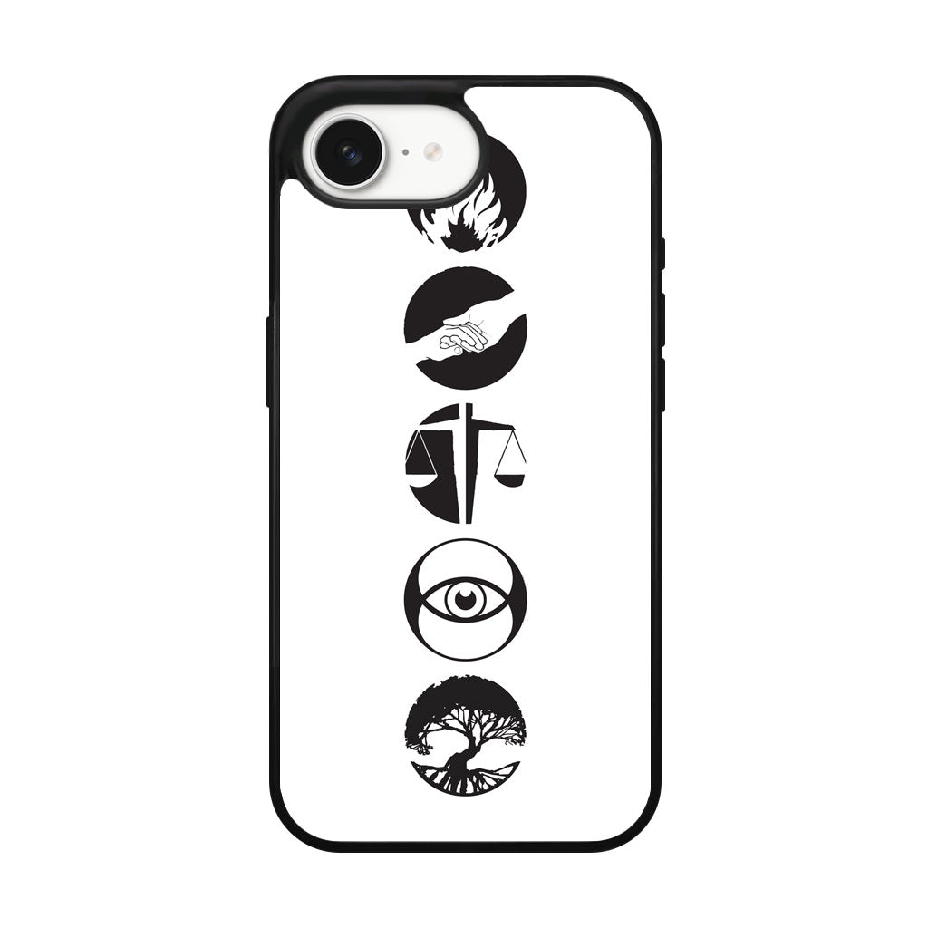 Divergent Factions iPhone 16e Case