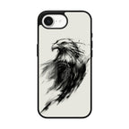 Eagle Art Black Ink iPhone 16e Case