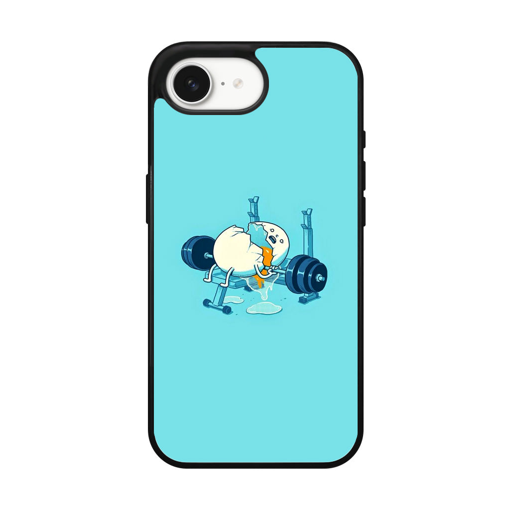 Egg Accident Workout iPhone 16e Case