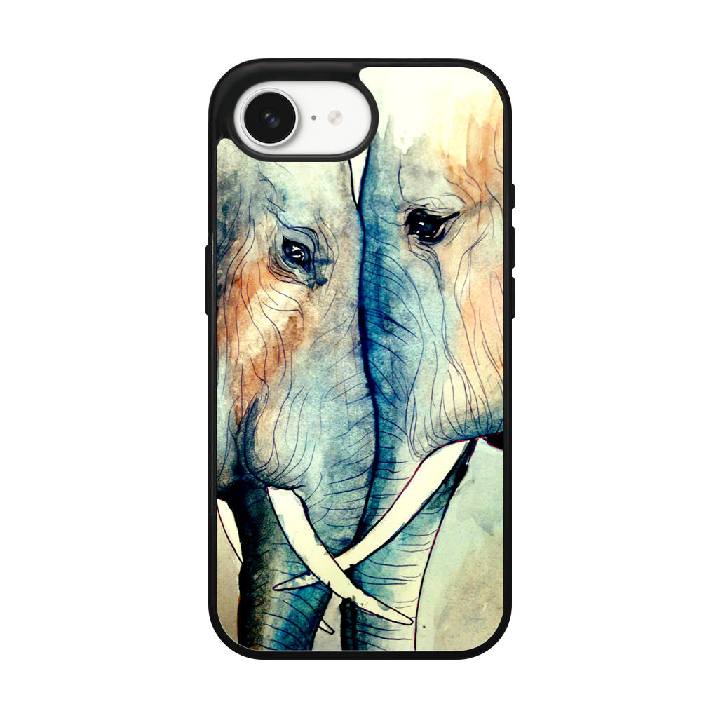 Elephants Sadness iPhone 16e Case