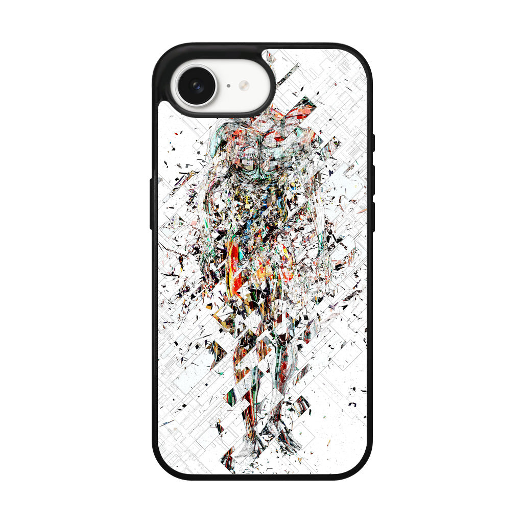 Fragmantacia Art Human Abstract iPhone 16e Case