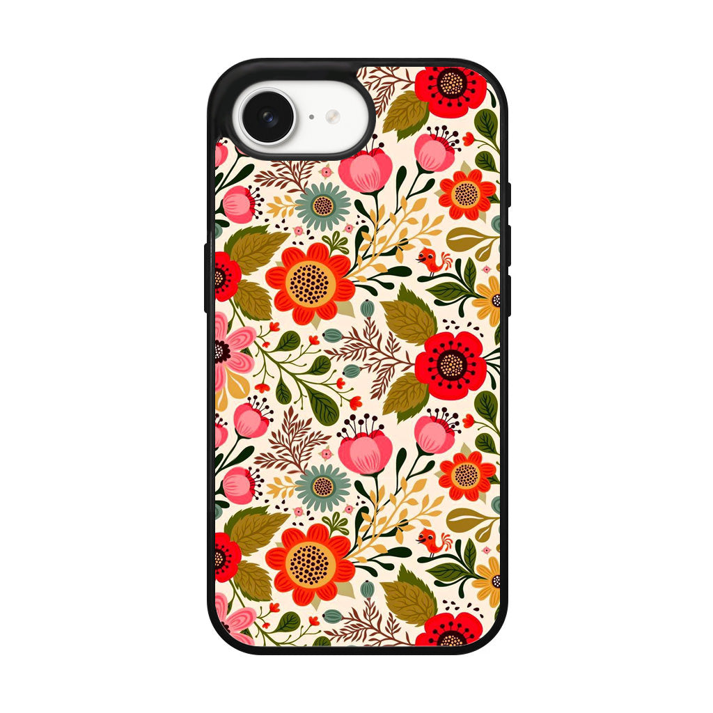Hello Spring Pattern iPhone 16e Case