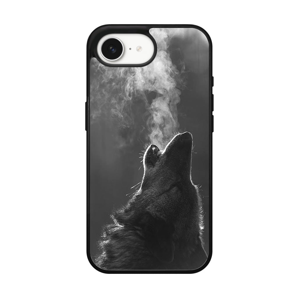Howling Wolves Black and White iPhone 16e Case