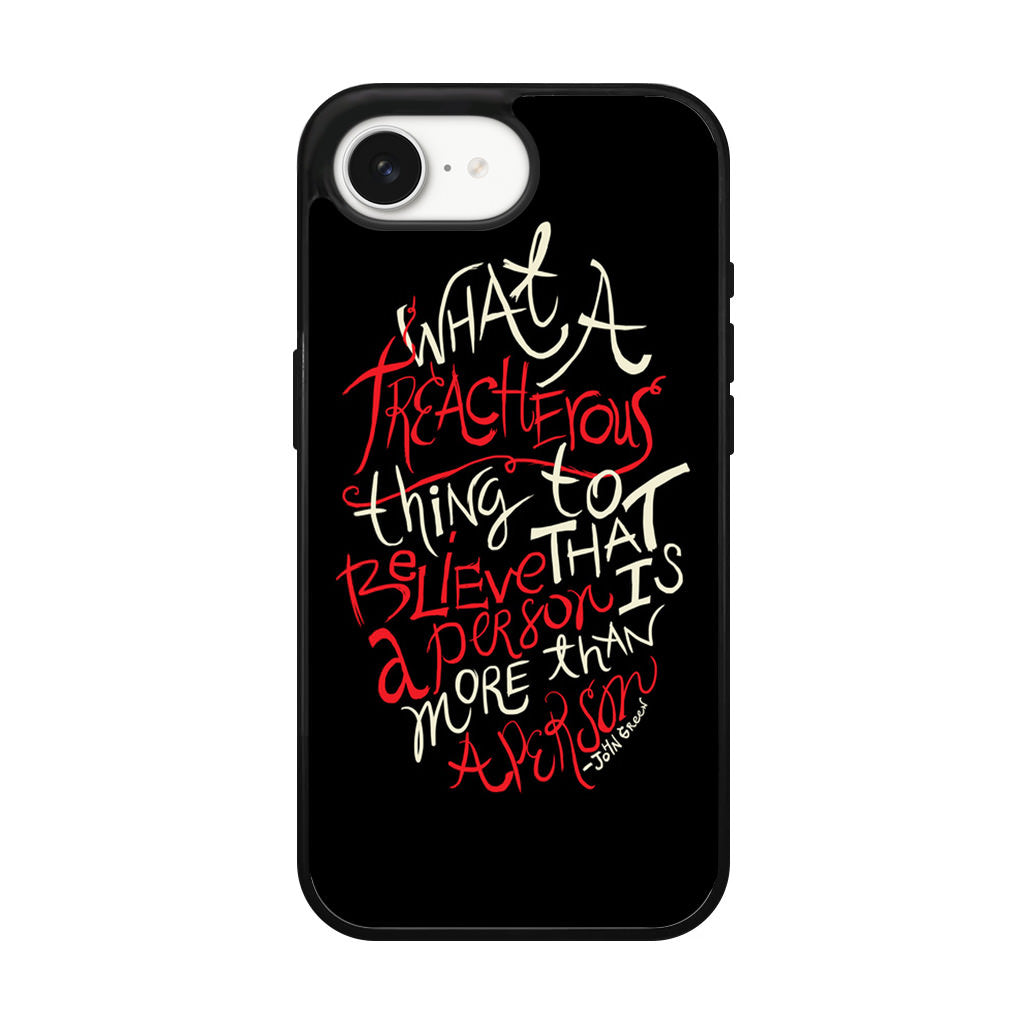 John Green Quotes More Than A Person iPhone 16e Case