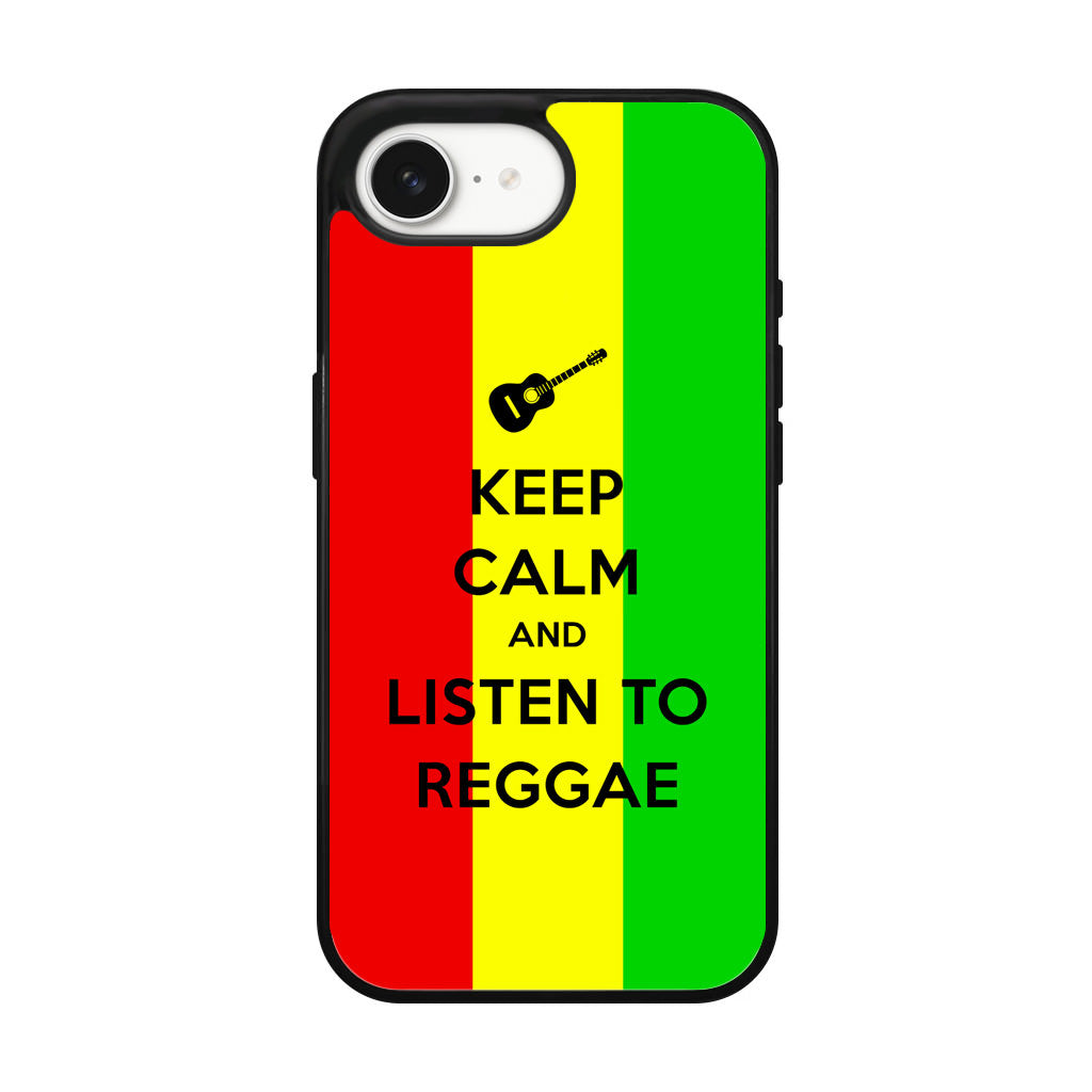 Keep Calm and Listen to Reggae iPhone 16e Case