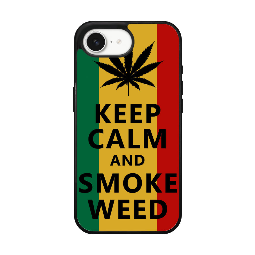 Keep Calm And Smoke Weed iPhone 16e Case