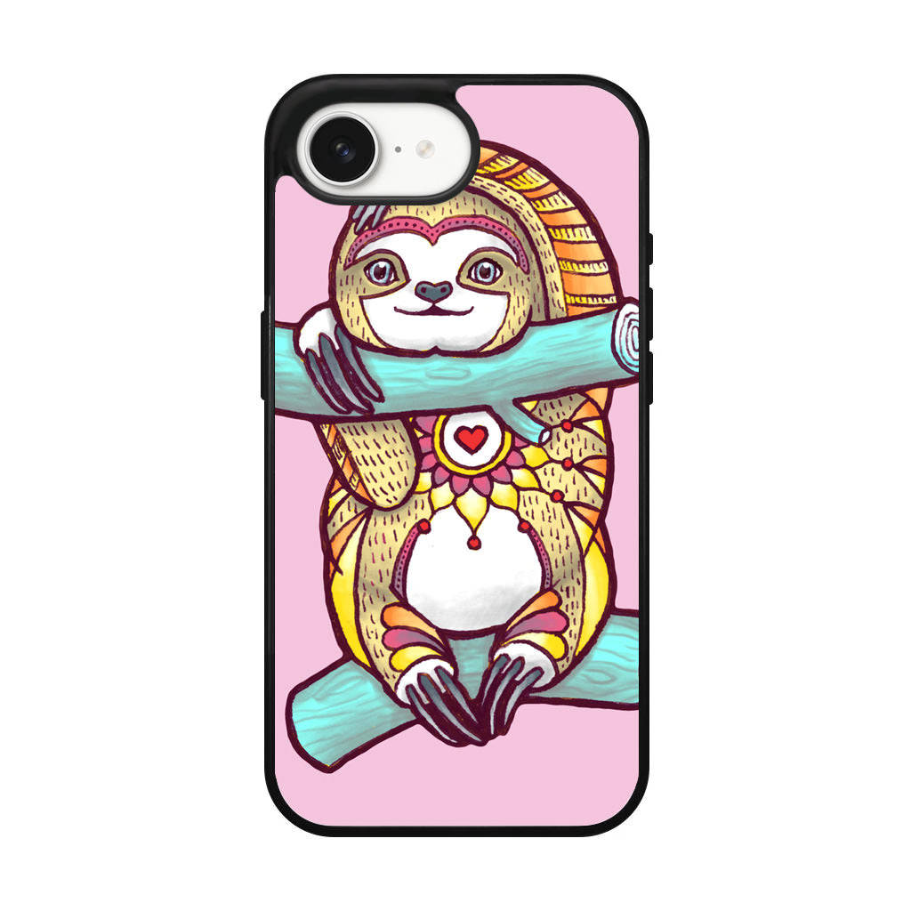Mandala Sloth iPhone 16e Case