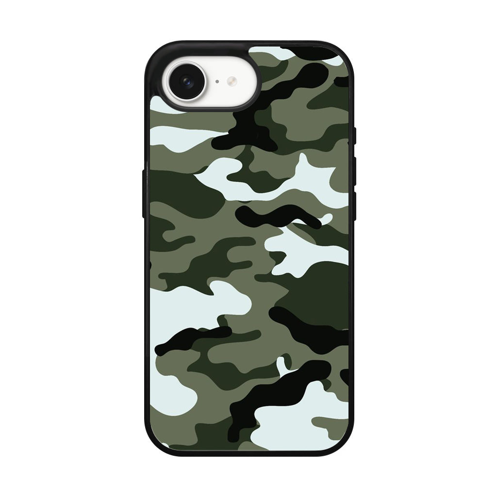Military Green Camo iPhone 16e Case