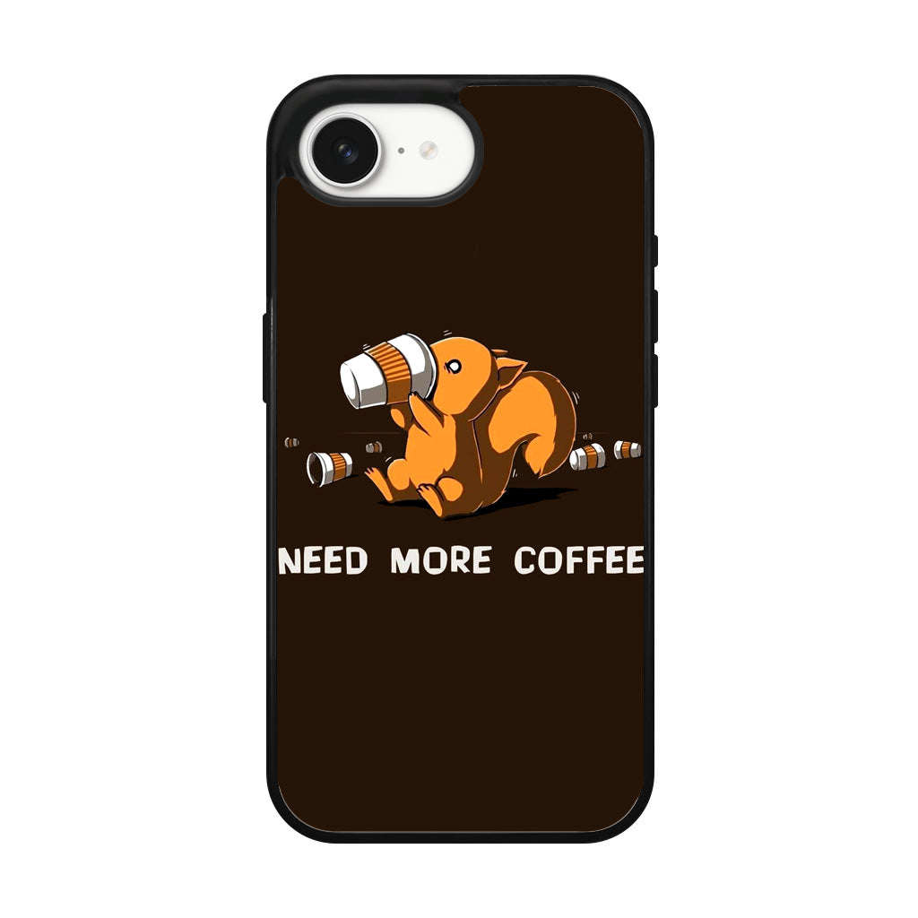 Need More Coffee Programmer Story iPhone 16e Case