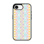 Peach Aztec Pattern iPhone 16e Case