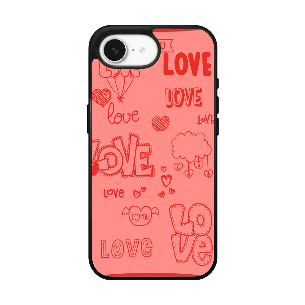 Pink Lover iPhone 16e Case