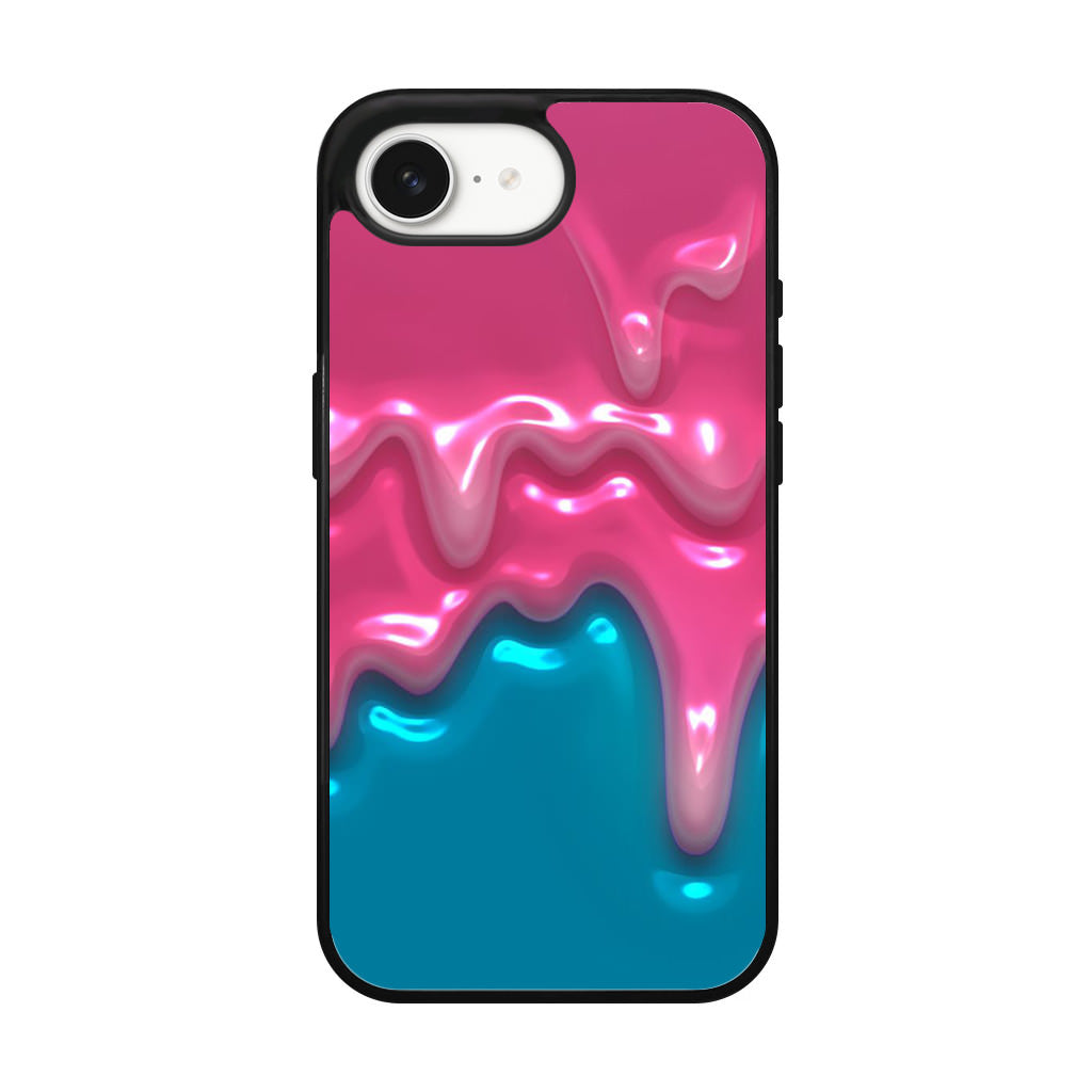 Pink Paint Dripping iPhone 16e Case