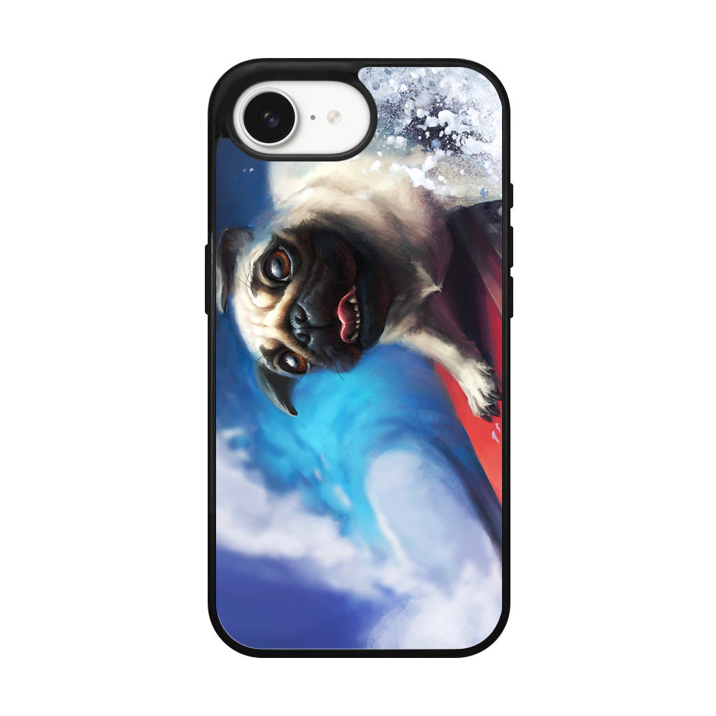 Pug Surfers iPhone 16e Case