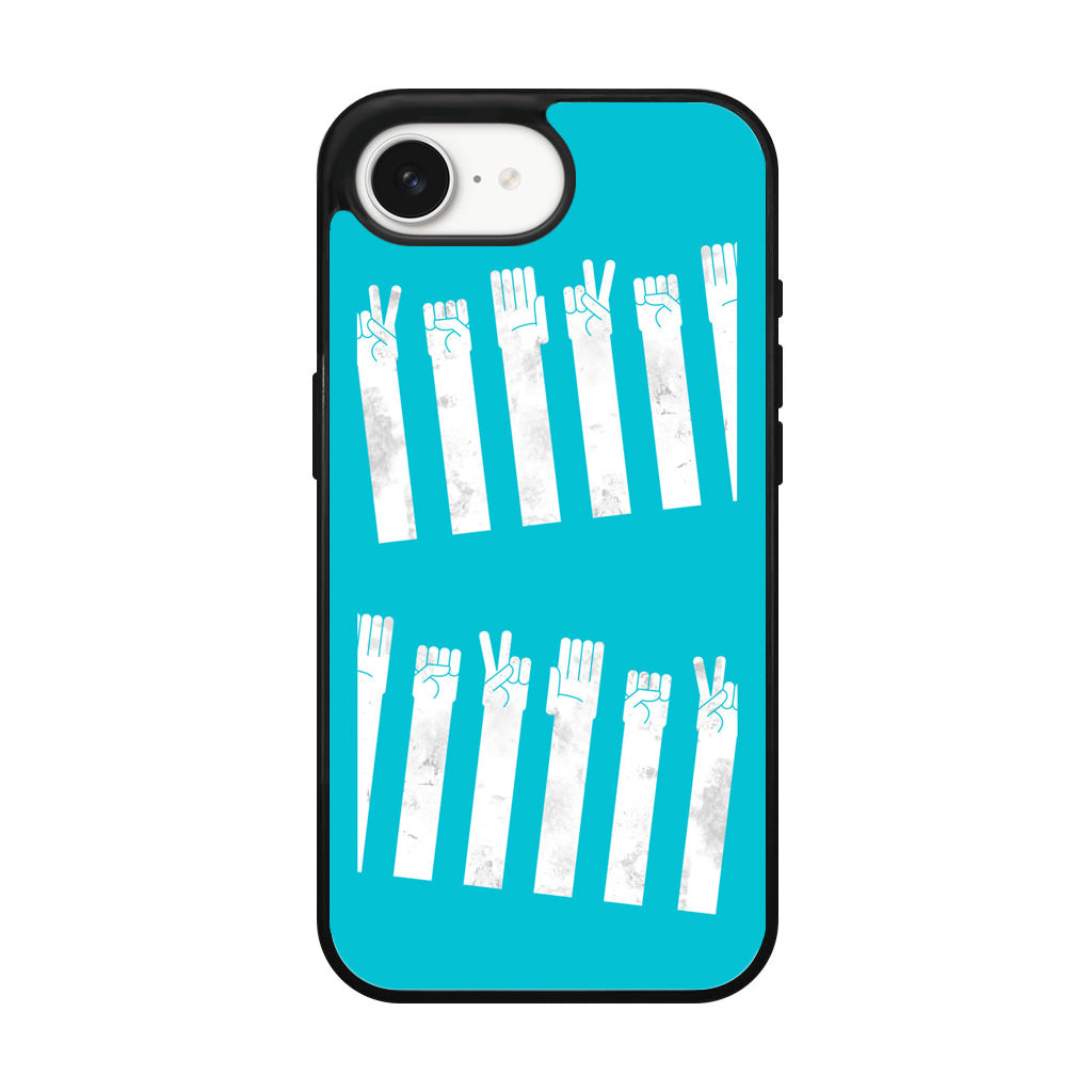 Rock–paper–scissors Zebra Crossing iPhone 16e Case