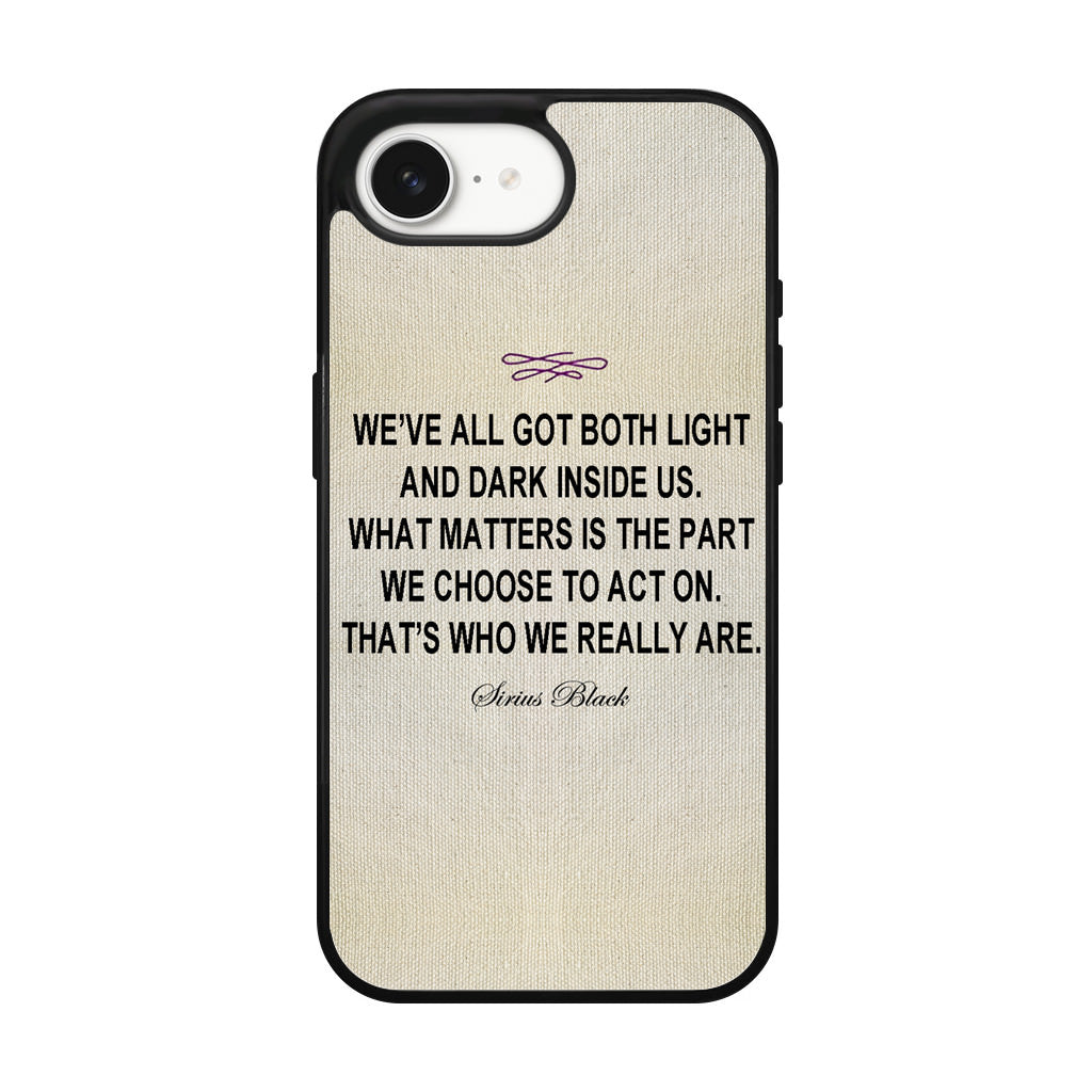 Sirius Black Quote iPhone 16e Case
