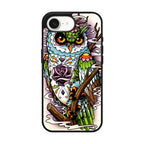 Sugar Skull Owl Tattoo iPhone 16e Case