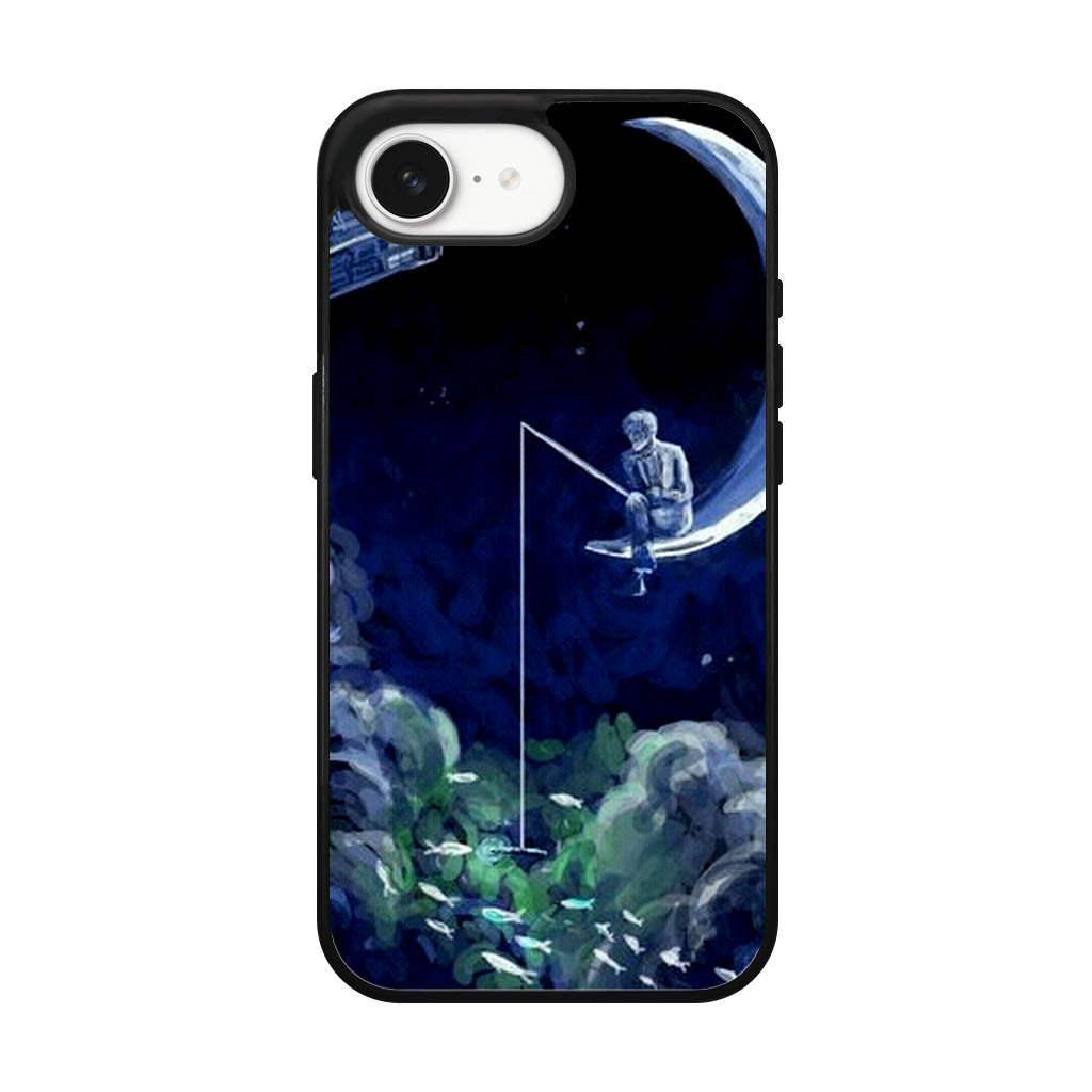 Tardis Walking To The Moon iPhone 16e Case