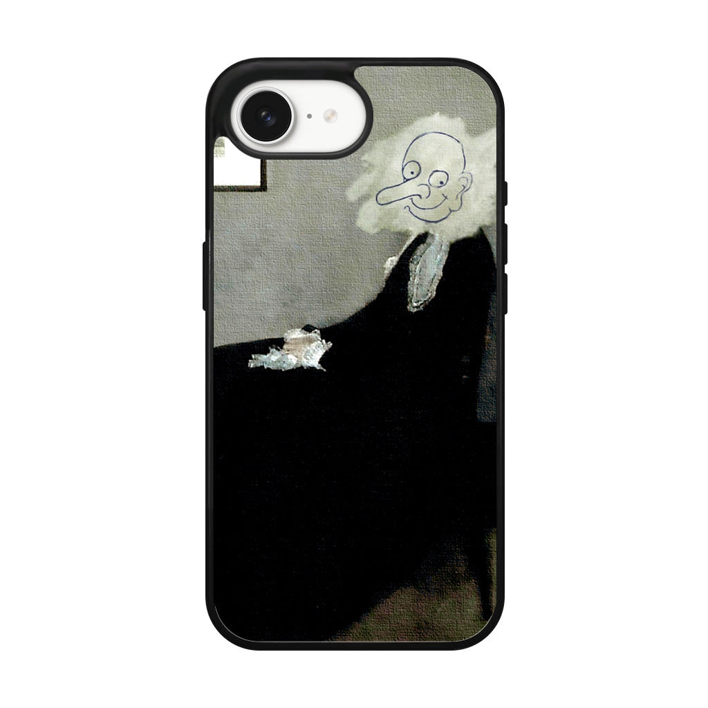 Whistler's Mother by Mr. Bean iPhone 16e Case
