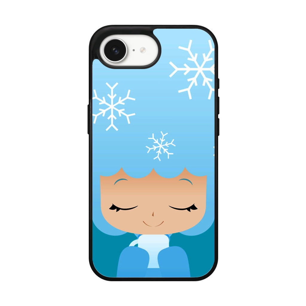 Winter Afro Girl iPhone 16e Case