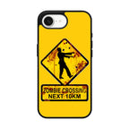 Zombie Crossing Sign iPhone 16e Case