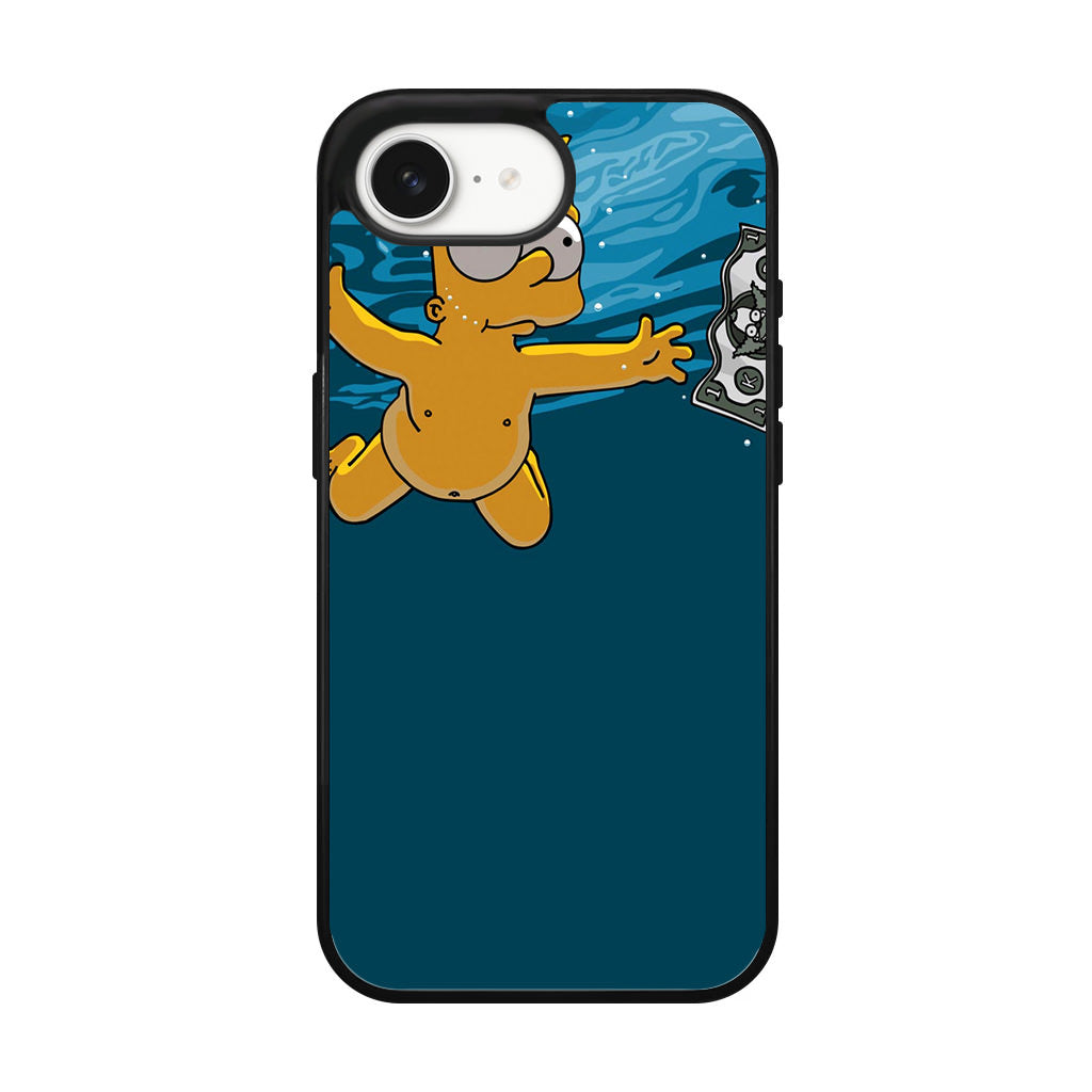 Bart Swimming For Money iPhone 16e Case