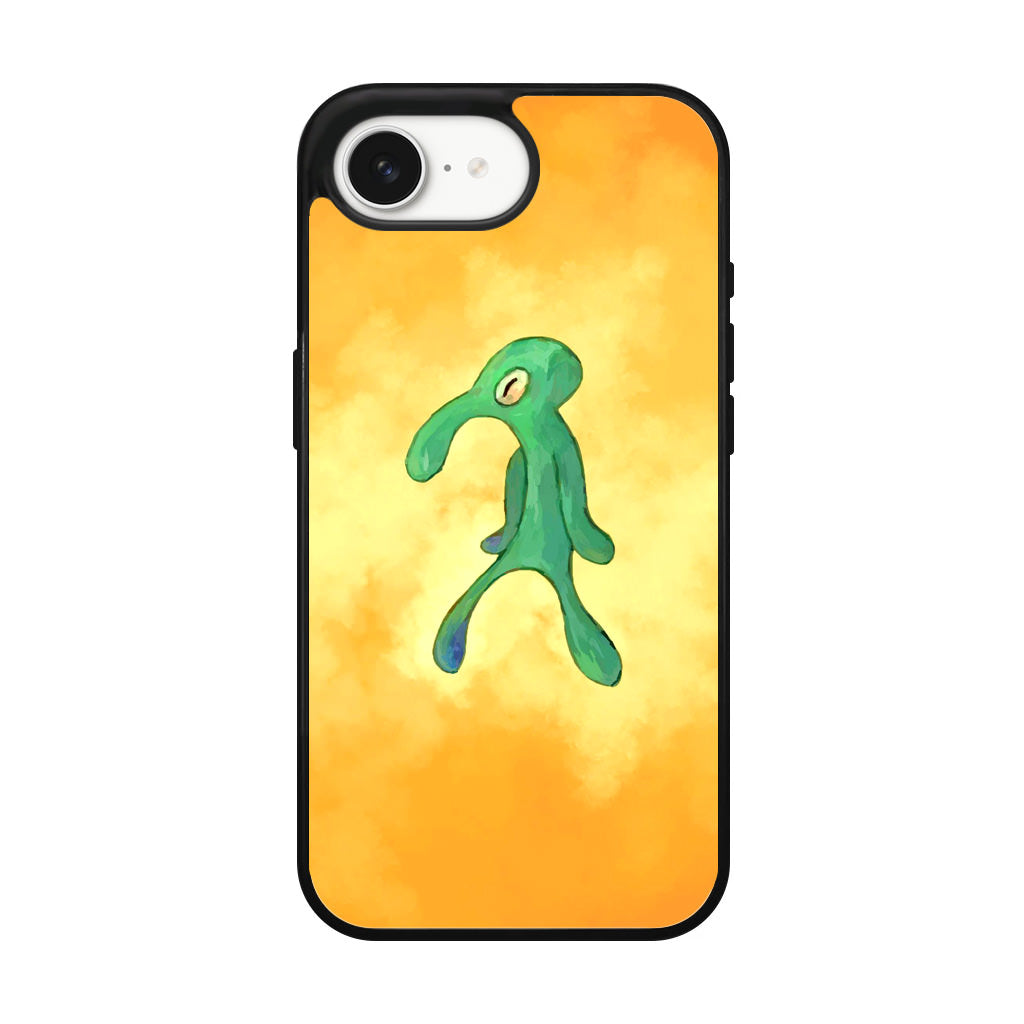 Bold and Brash Squidward Painting iPhone 16e Case