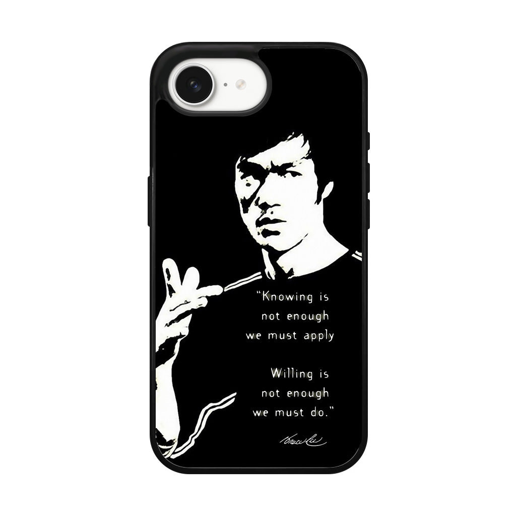 Bruce Lee Quotes iPhone 16e Case