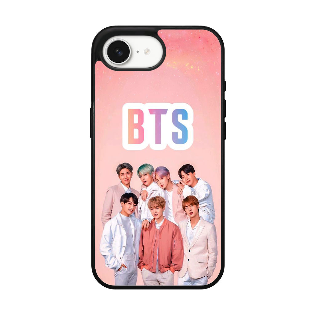 BTS Member in Pink iPhone 16e Case