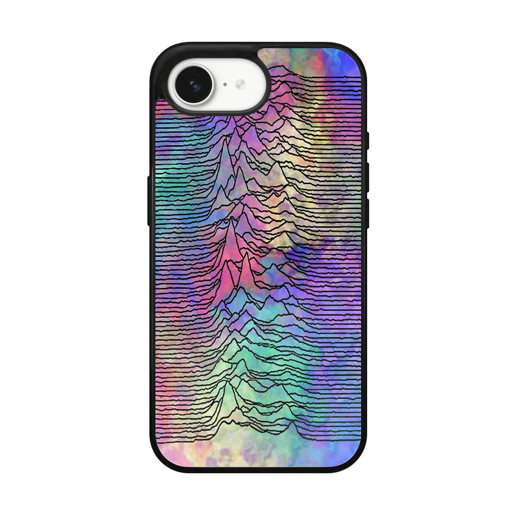 Joy Division Unknown Pleasures Colorful iPhone 16e Case