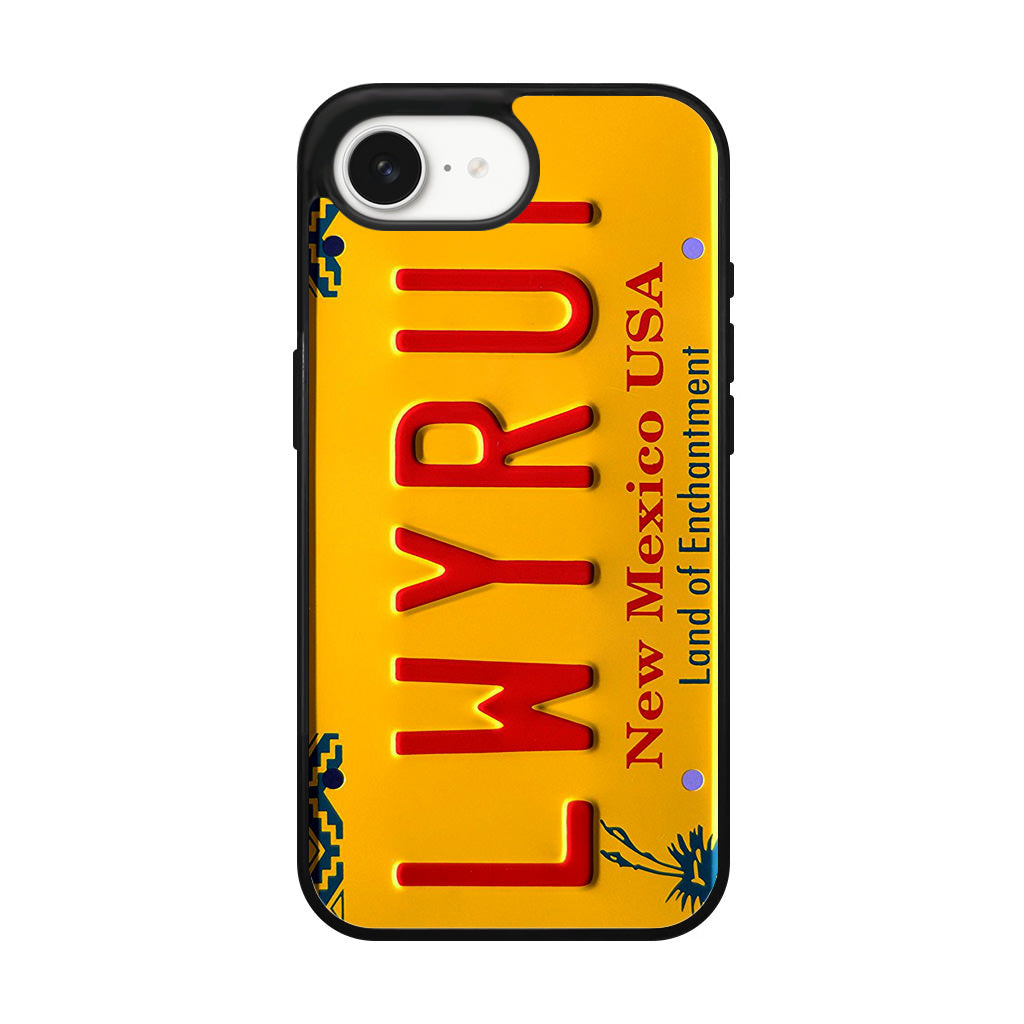 LWYRUP License Plate iPhone 16e Case