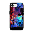 Rick And Morty Flat Galaxy iPhone 16e Case